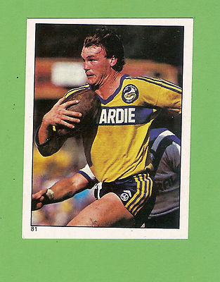 1984 RUGBY LEAGUE STICKER #81 PAUL MARES, PARRAMATTA EELS | eBay