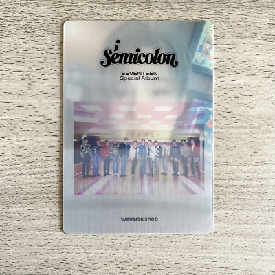 SEVENTEEN special album Semicolon Dino complete set + HMV Photo