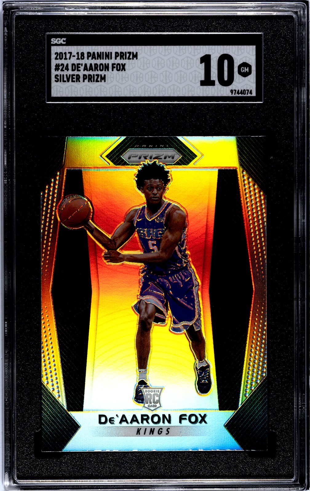 De'Aaron Fox 2017 Prizm #24 Silver Price Guide - Sports Card Investor