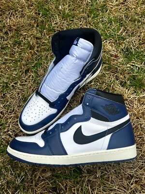 Size 16 - Air Jordan 1 Retro OG High Midnight Navy for sale online