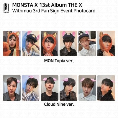 MONSTA X The 13th Mini Album THE X Withmuu 3rd Fan Sign Event