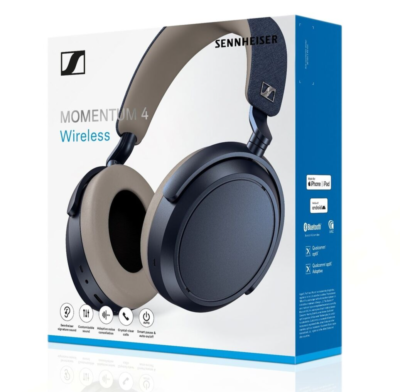Sennheiser Momentum 4 Wireless Noise-Canceling Headphones | Denim