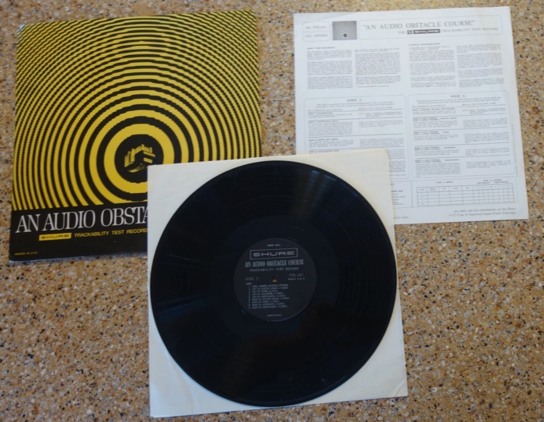 シュアー SHURE トラッカビリティ・テストレコード Shure Test Record