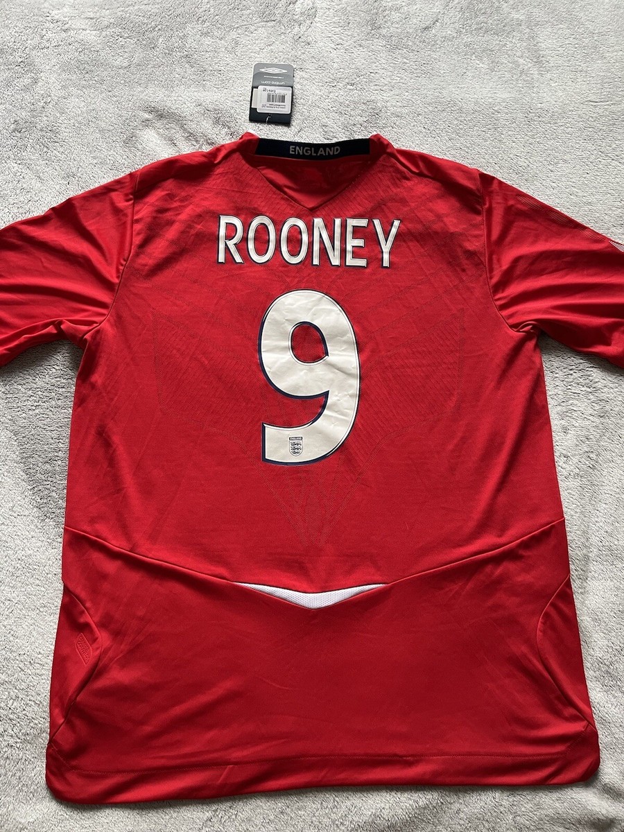 Wayne Rooney #9 / England - 2008 EURO Umbro away football jersey