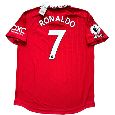 2022/23 Manchester United Authentic Home Jersey #7 Ronaldo XL