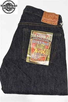 SAMURAI JEANS S511XX 19oz II Slim Tapered Selvedge Demin Size 30