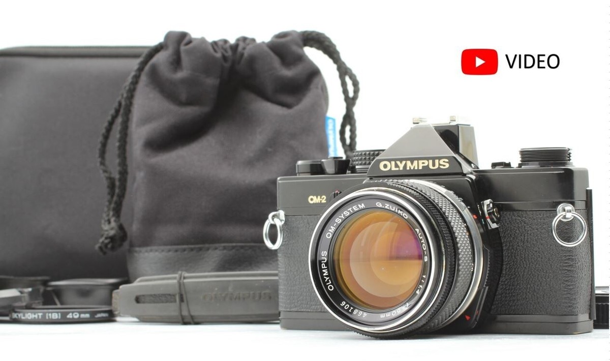 Tested! Olympus OM-2 Black SLR Film Camera w/ Zuiko 50mm f1.4 Lens