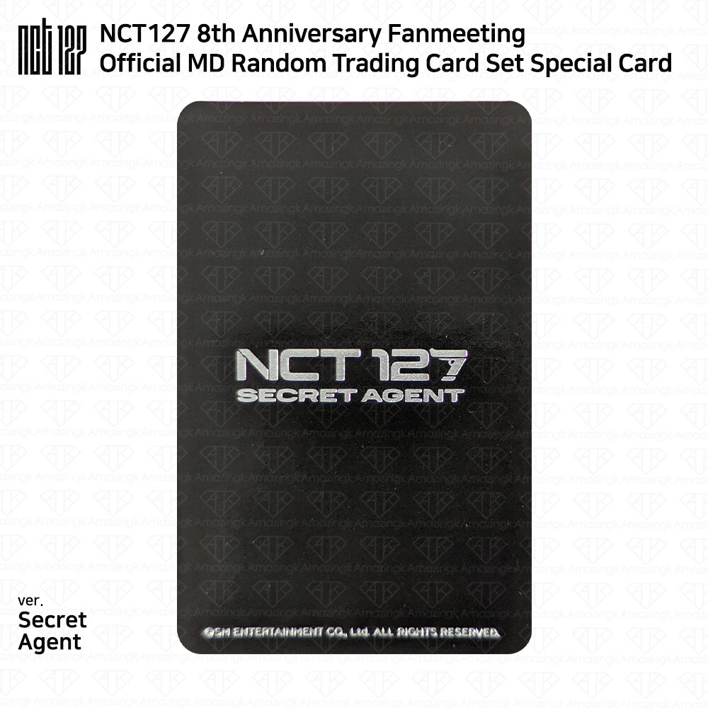 NCT127 8th Anniversary Fanmeeting Official MD Random Trading Card