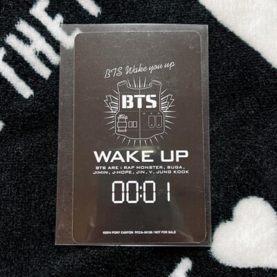 BTS Jimin Wake Up 1st Limited Edition Official Photo Card BIGHIT