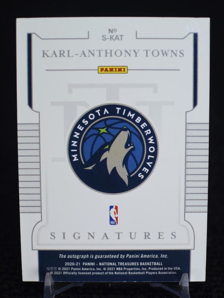 2021 Panini National Treasures Karl Anthony Towns Timberwolves