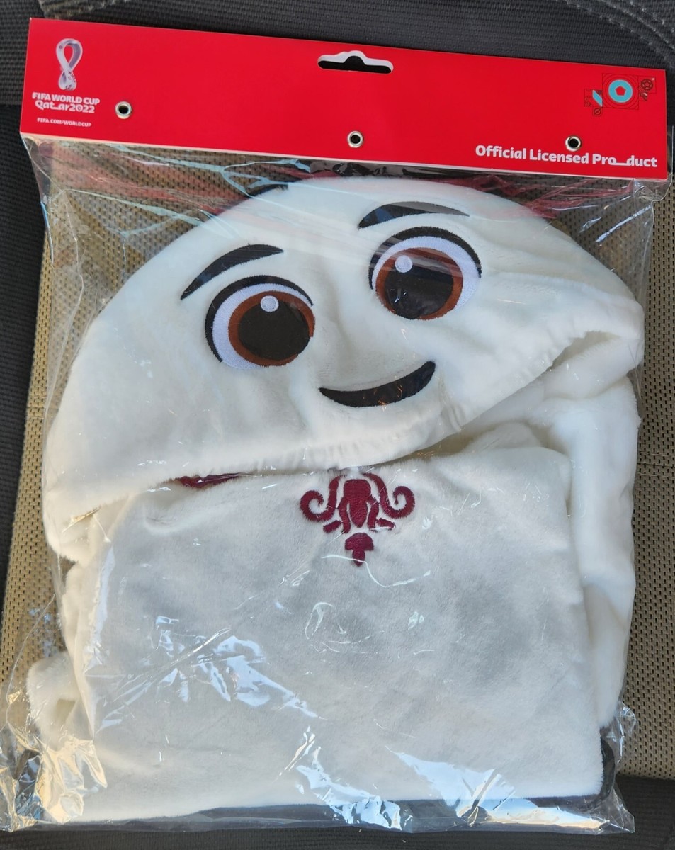 La'eeb Mascot Plush Hat Official FIFA World Cup Qatar Doha 2022
