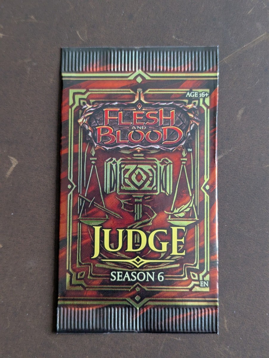 Flesh and Blood JUDGE SEASON 6 Pack (Sealed) | eBay
