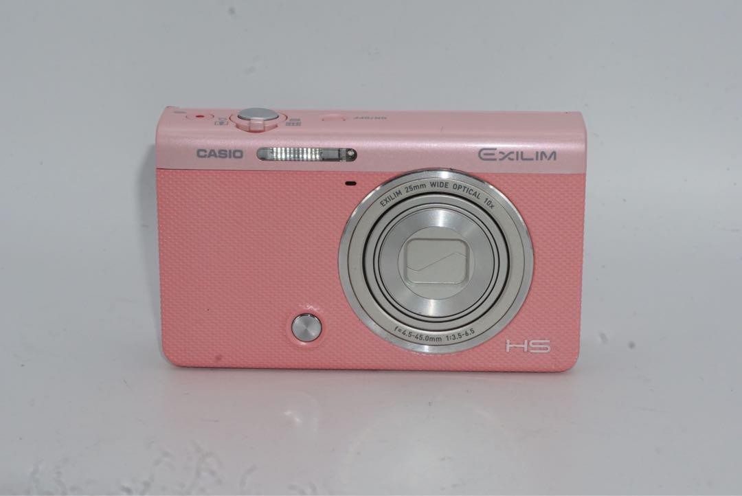 CASIO EXILIM EX-ZR70 Pink 16.1MP 10x zoom Digital Camera From