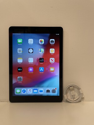 Apple iPad Air 1st Gen. 32GB Wi-Fi 9.7in - Space Gray - SEE
