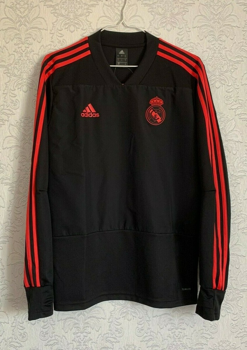 REAL MADRID ULTIMATE TRAINING TOP Black/Red CW8688 Adidas Men's | eBay