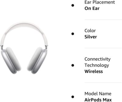 Apple AirPods Max Wireless Over-Ear Headset - Silver MGYJ3AM/A | eBay