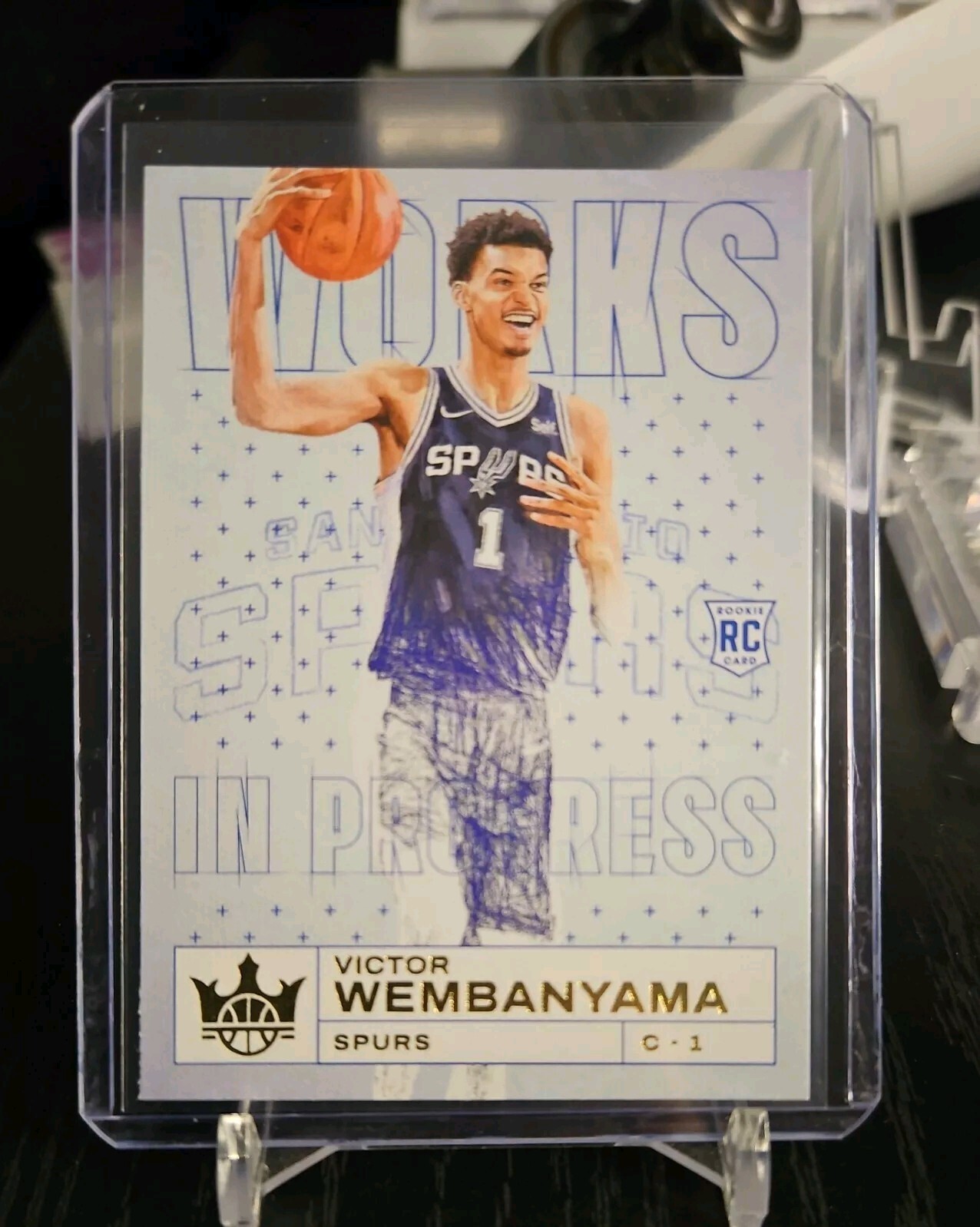 Victor Wembanyama 2023 Court Kings #2 Works in Progress Price