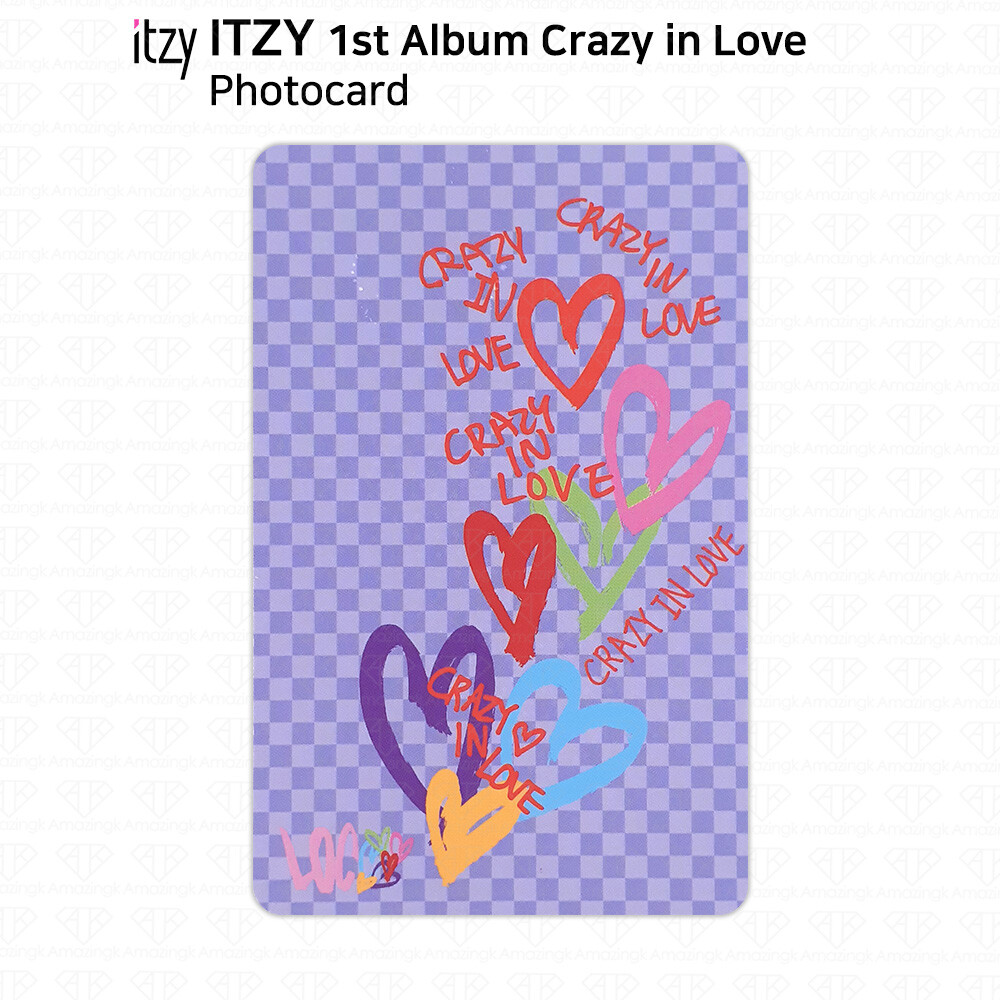 ITZY 1st Album Crazy In Love Official Photocard Yeji Lia Ryujin