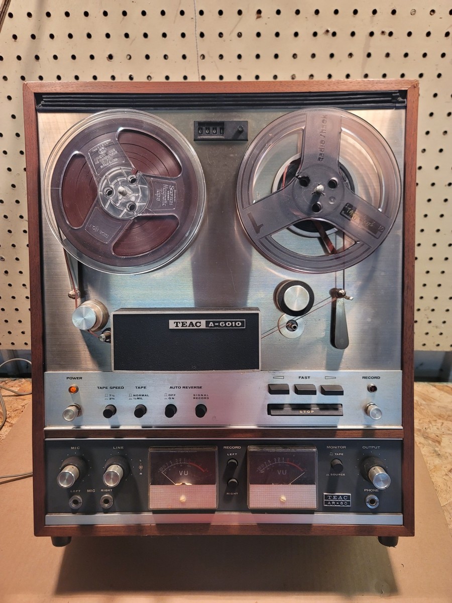 Vintage Teac A-6010 Auto Reverse Reel to Reel Player AS-IS For