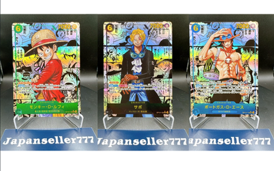 Luffy Ace Sabo OP13-118 119 120 Set SEC Manga Alt Art ONE PIECE