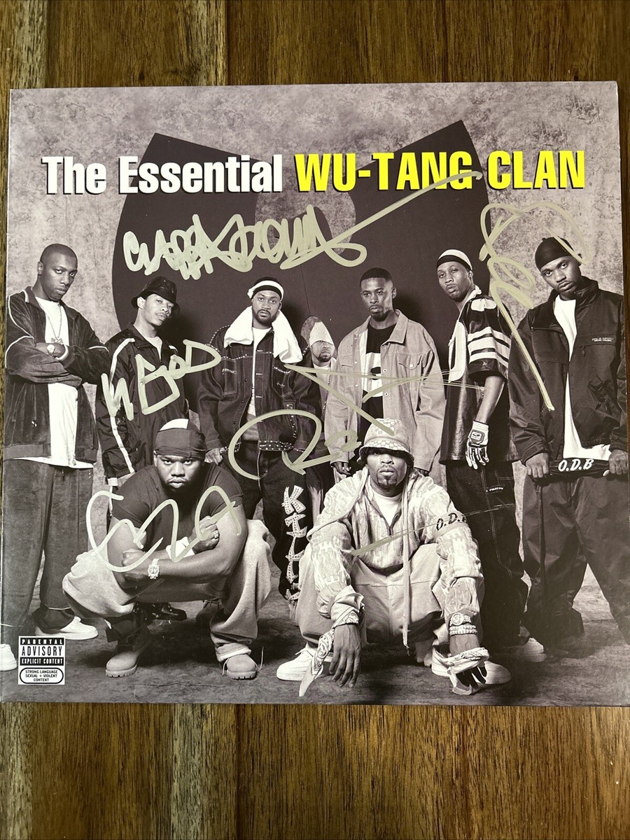 Wu Tang Clan' Signed 'The Essential' Vinyl Album Record Wu-Tang