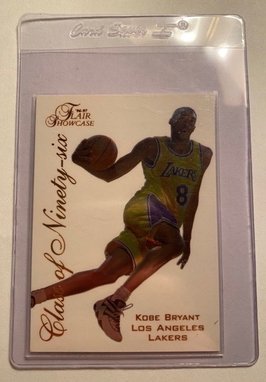 Kobe Bryant 1996 Flair Showcase #4 Class of '96 Price Guide