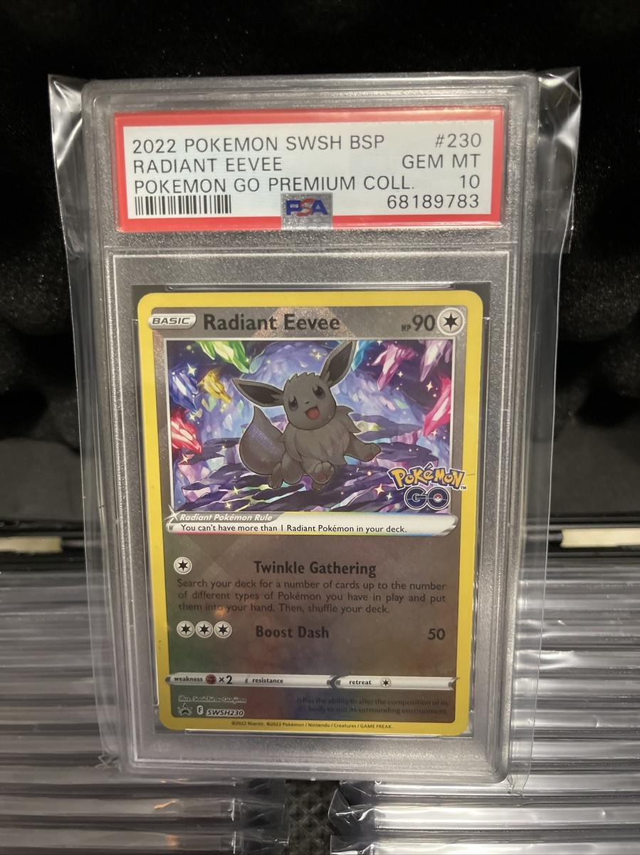 PSA 10 2022 Radiant Eevee Pokemon Go GEM MINT TCG Cards | eBay