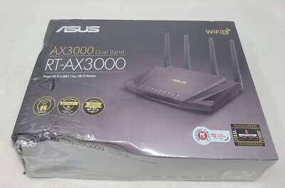 ASUS RT-AX3000 Dual-Band Wi-Fi Router for sale online | eBay