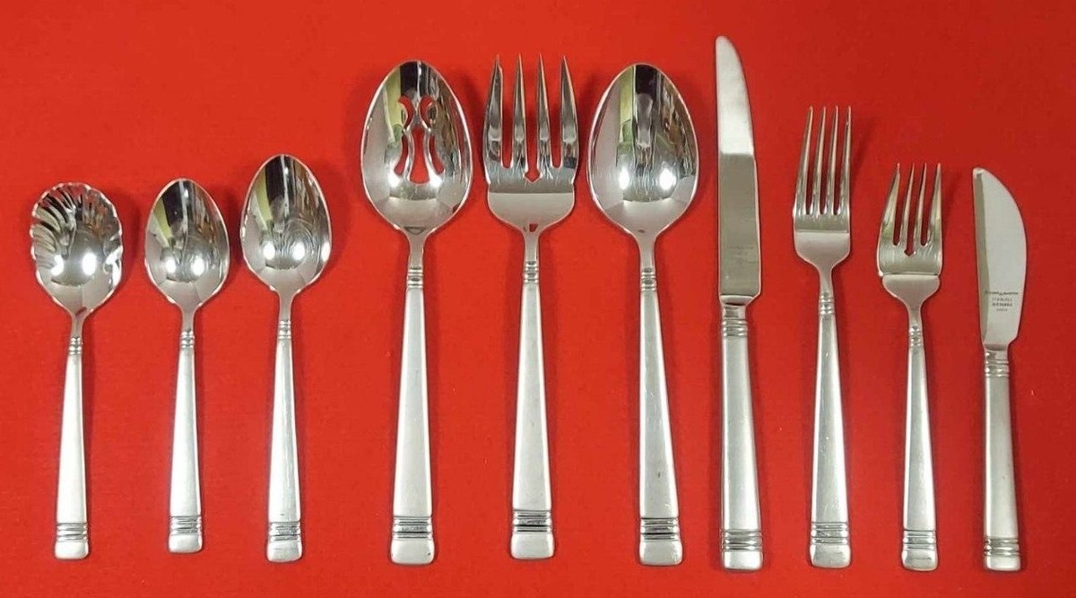 Reed & Barton LONGWOOD-MATTE 18/8 Korea Stainless Flatware