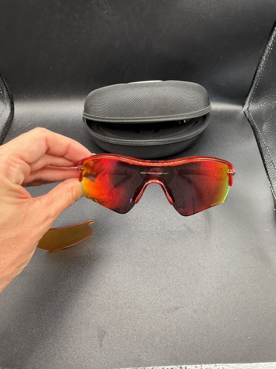 Oakley Radar Path Crystal Red w/+ Red Iridium Lenses 09-749 | eBay