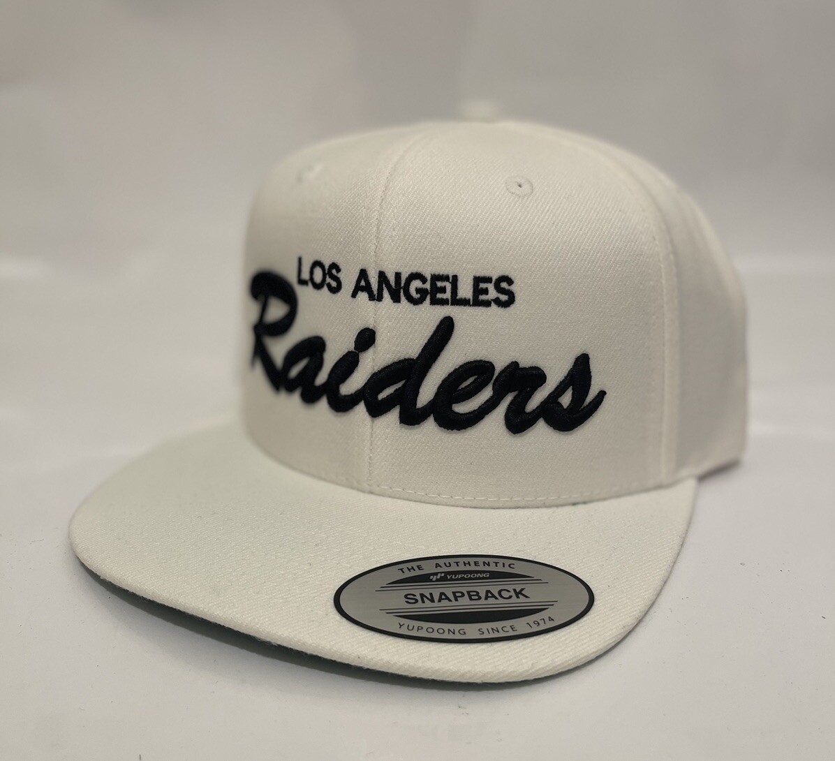 Los Angeles LA Raiders Script Classic Snapback Cap Hat Adjustable