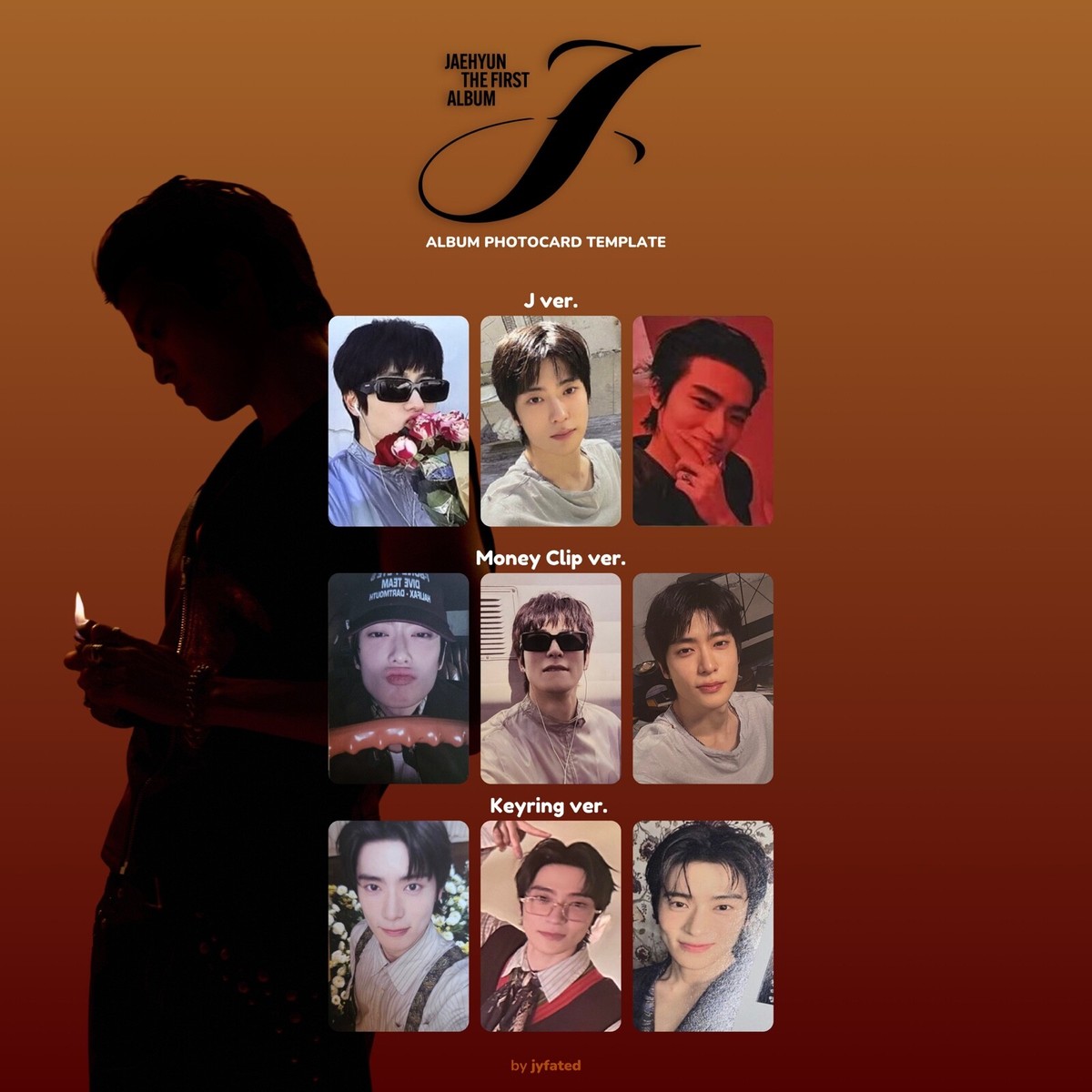 NCT 127 JAEHYUN 'J '- THE 1st ALBUM OFFICIAL PHOTOCARD ALBUM ALL