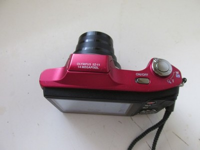 Olympus SZ-11 HD Digital Camera Red 14 MP 20x Optical Zoom with LI