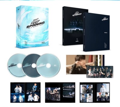 GOT7 2019 WORLD TOUR KEEP SPINNING DVD Photo Card Book K-pop