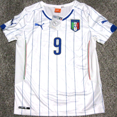 Mario Balotelli Italy 2014 YOUTH XL Puma White Soccer Jersey | eBay