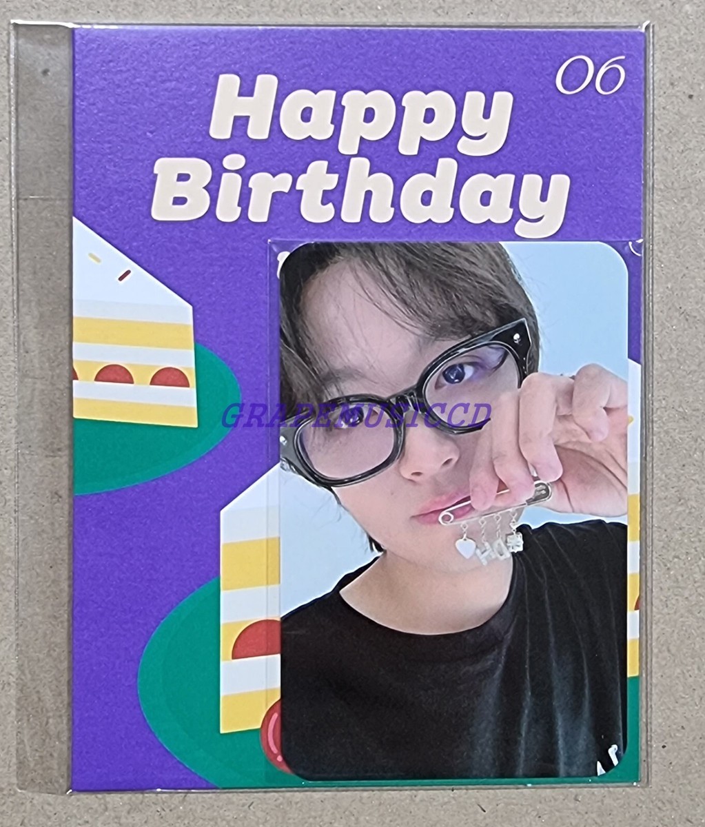 HAECHAN NCT DREAM SMTOWN OFFICIAL MD 2023 ARTIST BIRTHDAY CARD +