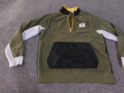 Nike Pullover Mens Medium Half Zip Fleece Sweatshirt DD8968-380