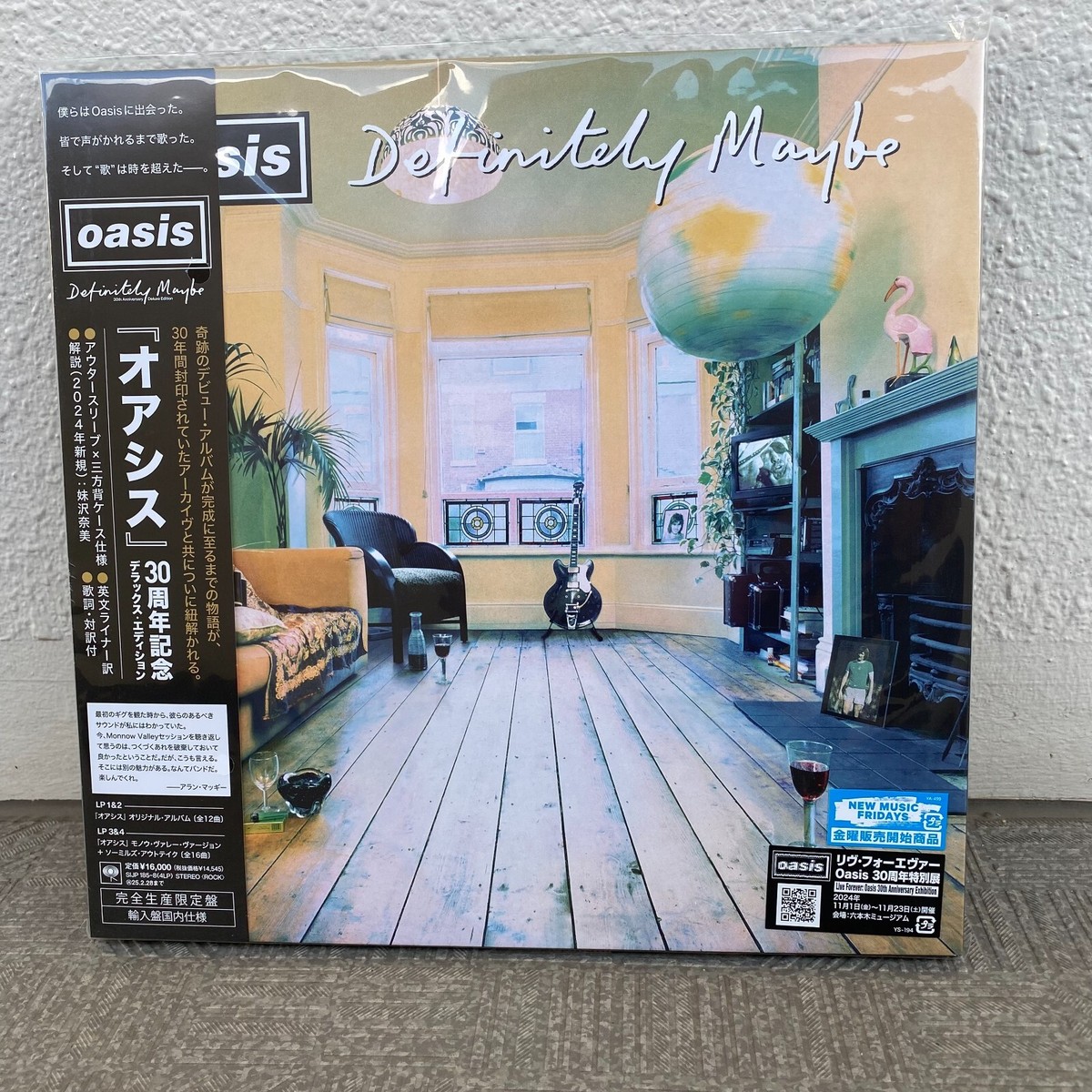 Oasis/ Definitely Maybe, 30Th Anniversary Deluxe Edition +Obi 4LP