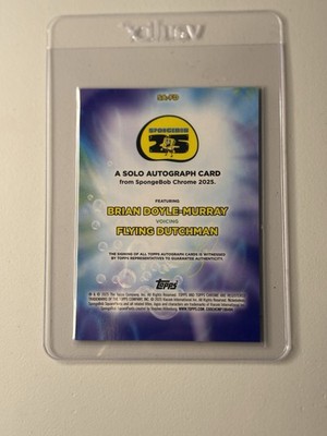 2025 Topps Chrome SpongeBob #SA-FD Flying Dutchman Brian Doyle