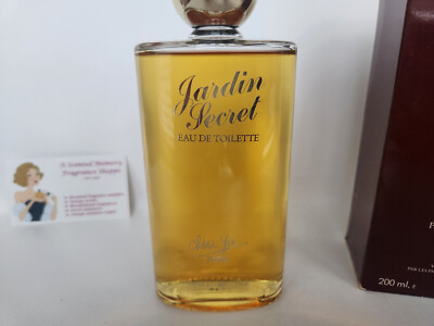 Vintage Jardin Secret floral perfume by Chen Yu ~ Huge 6.8 fl oz