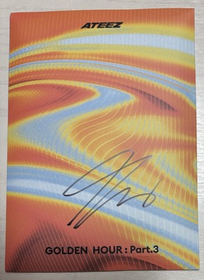 ATEEZ [GOLDEN HOUR Part.3] Seonghwa Autographed Signed Album Poca
