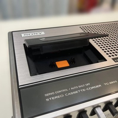 Sony Stereo Cassette-Corder TC-2800 Vintage Portable Recorder