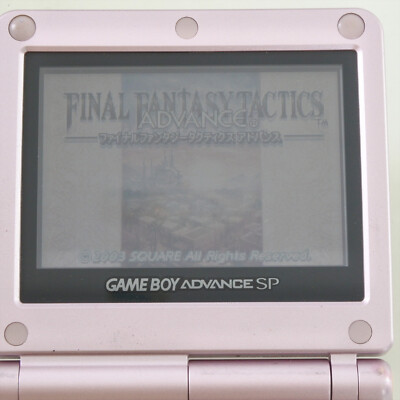 Gameboy Advance SP PearL Pink Console AGS-001 Nintendo XJH12478321