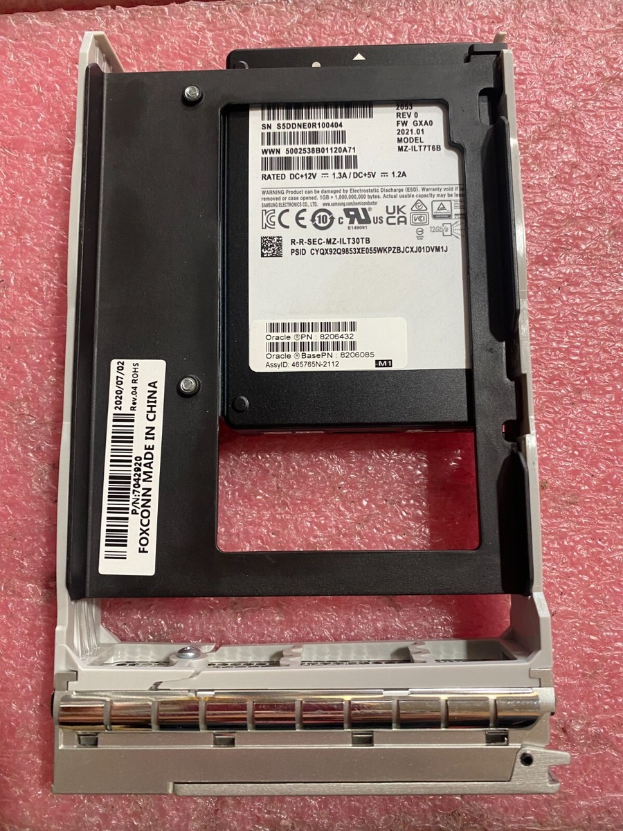 Oracle SUN 7.68T SAS SSD hard drive 8206432 8206085 for ZFS | eBay