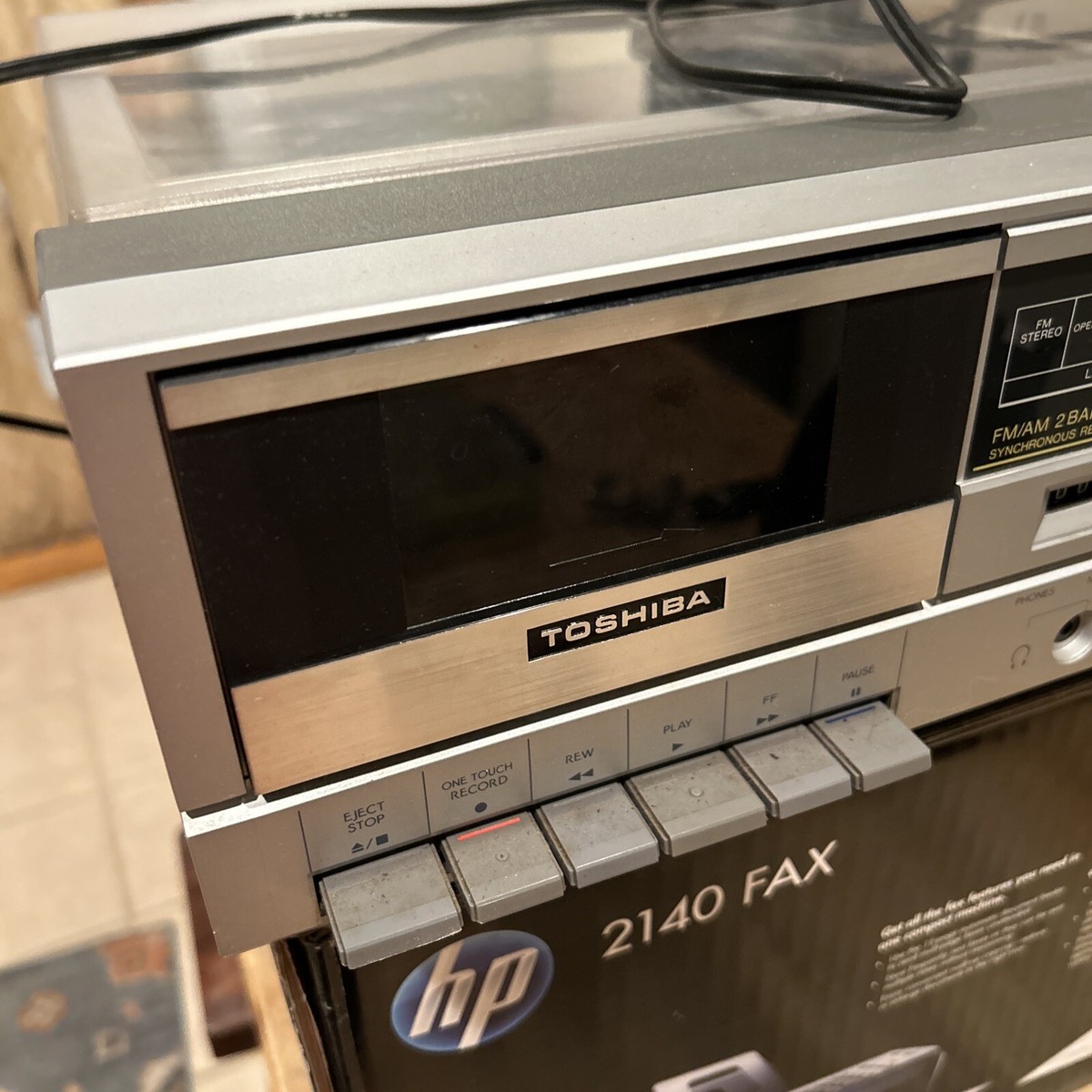 Toshiba SM-200 Stereo Radio Turntable Tape Music System Parts Only