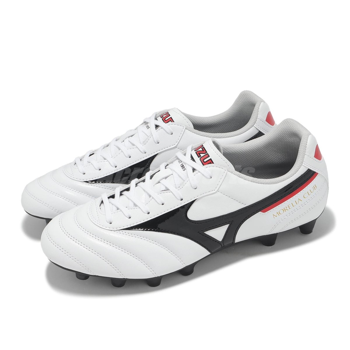 Mizuno Morelia II 2 Club White Black Red Men Soccer Spikes Cleats