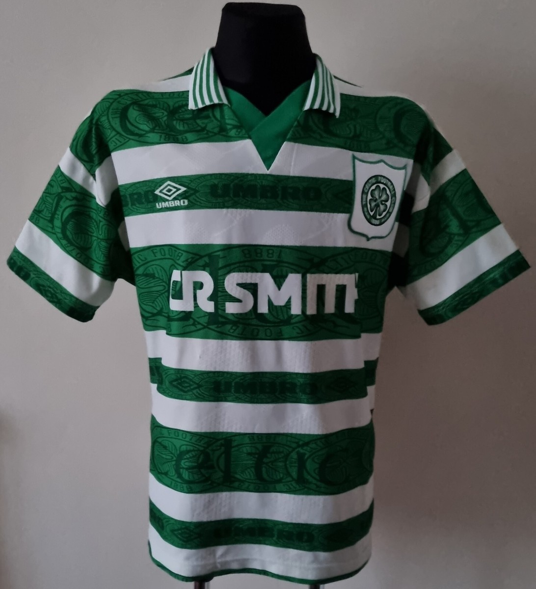 Celtic 1995 - 1997 Home football Umbro shirt size Large | eBay