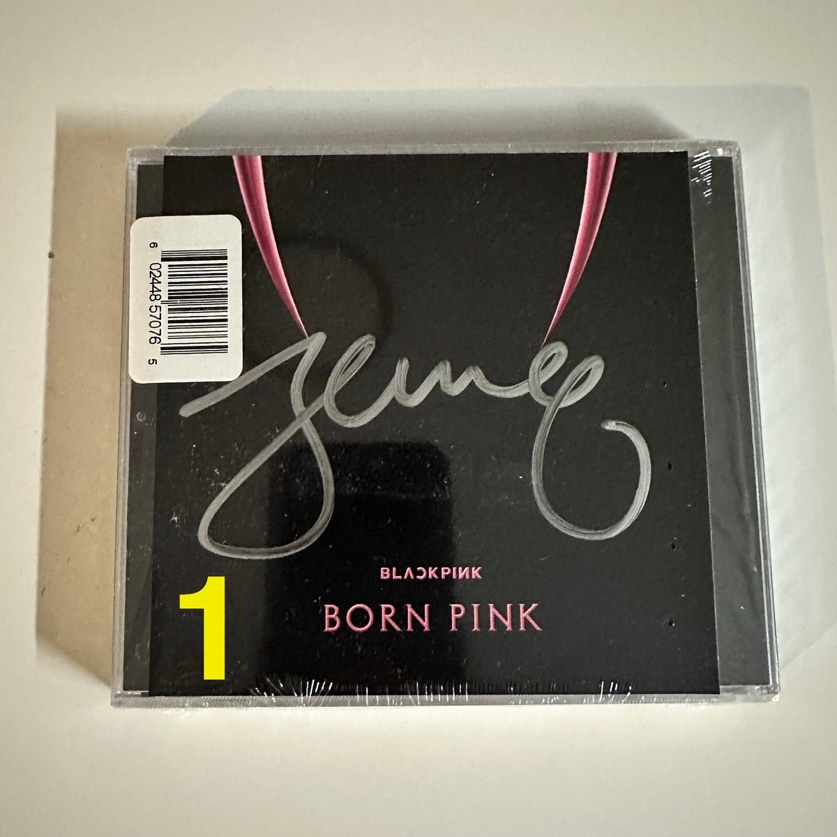 BLACKPINK Born Pink The Album Official Jennie Signed Art Card