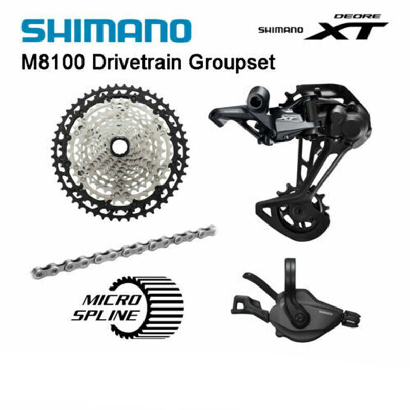 New Shimano Deore XT M8100 12 Speed Drivetrain Groupset 45/51T