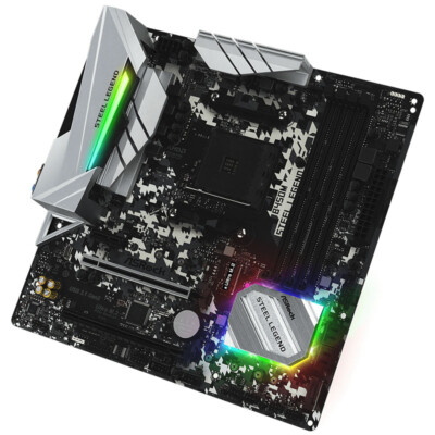 For Asrock B450M Steel Legend AM4 AMD B450 Micro ATX DDR4